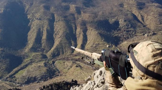 Irak ve Suriye&#039;nin kuzeyinde 16 terörist etkisiz hale getirildi