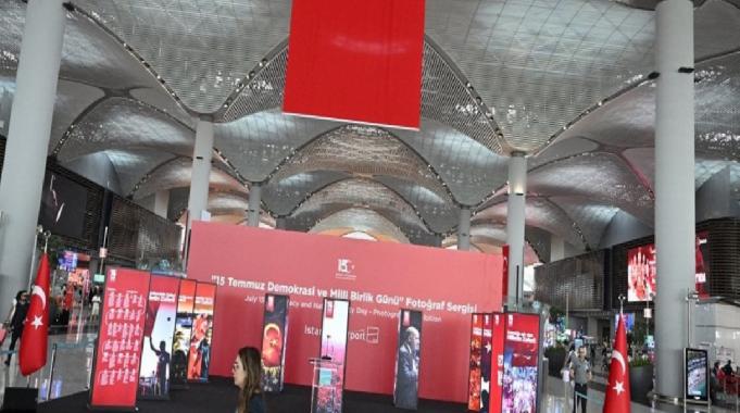 İstanbul Havalimanı&#039;nda &quot;15 Temmuz Demokrasi ve Milli Birlik Günü&quot; sergisi açıldı