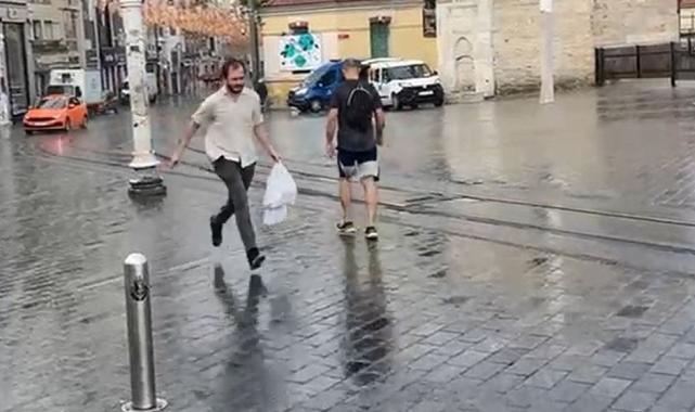 İstanbul'da sağanak yağış etkili oluyor