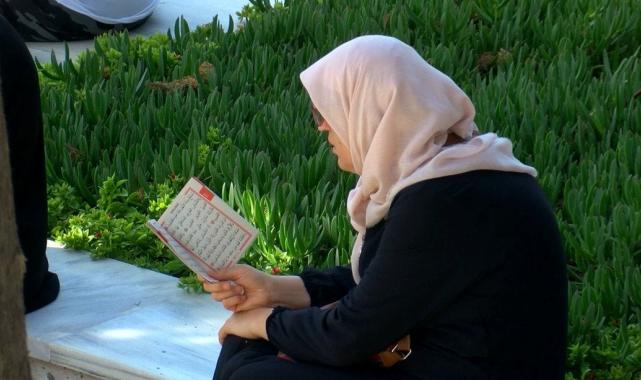 İstanbul'daki 15 Temmuz Şehitliği'nde ziyaretçi yoğunluğu
