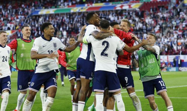 İsviçre'yi yenen İngiltere, EURO 2024'te yarı finale yükseldi