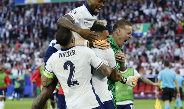 İsviçre'yi yenen İngiltere, EURO 2024'te yarı finale yükseldi
