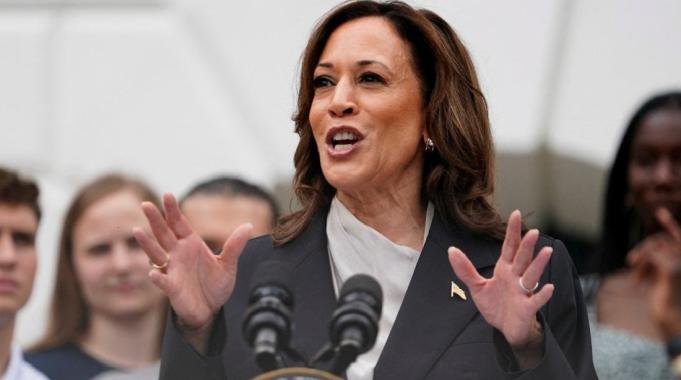 Joe Biden'ın adaylıktan çekilmesiyle dikkat çeken Kamala Harris, Beyaz Saray'da