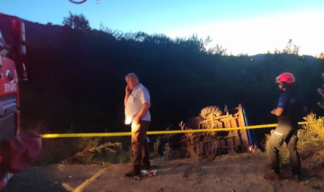 Karabük'te tarım aracı şarampole devrildi: 1 ölü 6 yaralı