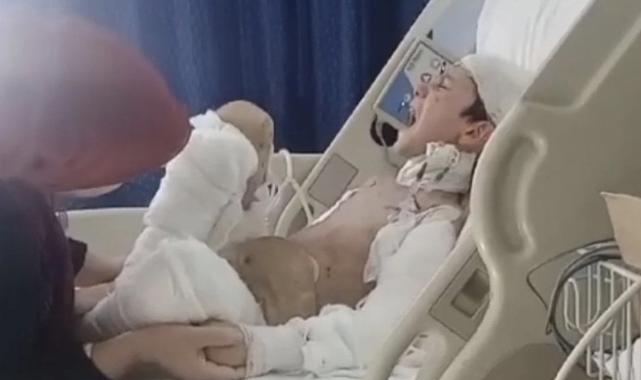 Köpeklerin saldırısında yaralanan Tunahan'ın babasından muhalefet vekillerine tepki