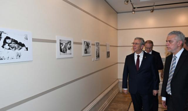 Mansur Yavaş “Harekâtın 50. Yılında: Kıbrıs” sergisinin açılışına katıldı