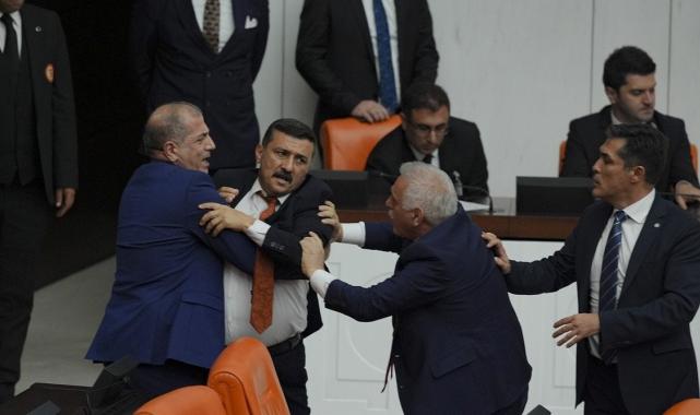 Meclis'te MHP ve İyi Partili vekiller kavga etti: Ortalık birbirine girdi