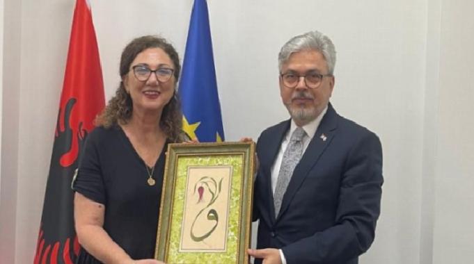 Milli Eğitim Bakan Yardımcısı Yelkenci Arnavutluk&#039;ta