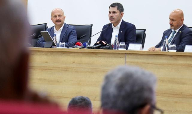 Murat Kurum: Deprem bölgelerinde herhangi bir tasarrufumuz yok