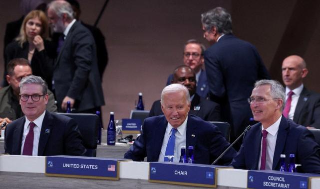 NATO liderleri, NATO-Ukrayna Konseyi Oturumu'nda buluştu