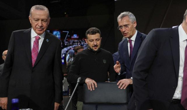 NATO liderleri, NATO-Ukrayna Konseyi Oturumu'nda buluştu