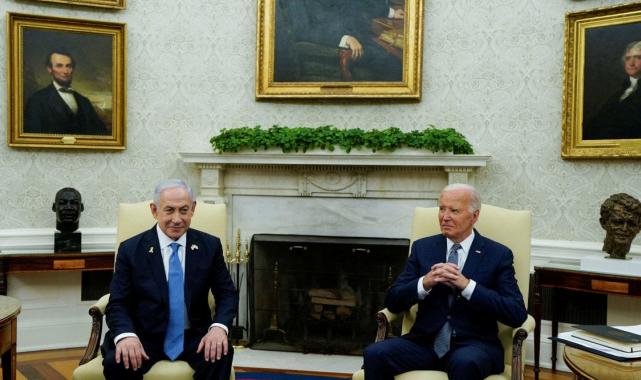 Netanyahu ile Biden, Beyaz Saray'da bir araya geldi