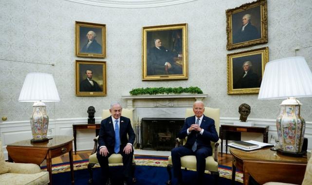Netanyahu ile Biden, Beyaz Saray'da bir araya geldi
