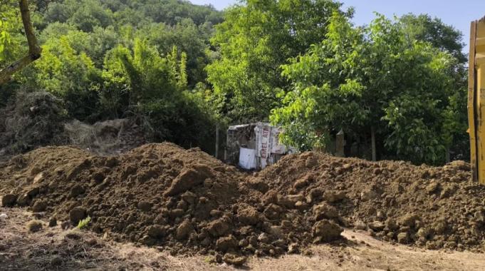 Osmangazi&#039;de kaçak hafriyat dökenlere ceza