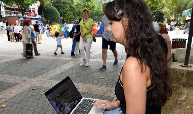 Osmangazi'de ücretsiz internetten 6 ayda 21 bin 211 kişi yararlandı