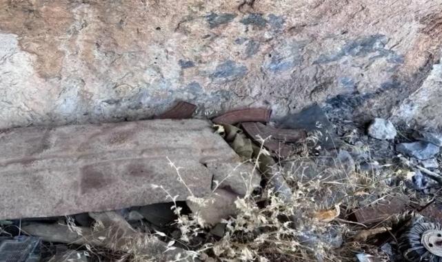 Pençe-Kilit Harekatı bölgesinde teröristlerin sığınağı görüntülendi