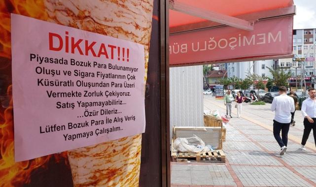 Rizeli esnaf isyan etti: Piyasada bozuk para yok