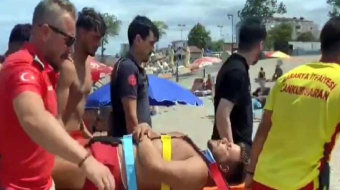 Sakarya'da cankurtarana jet ski çarptı