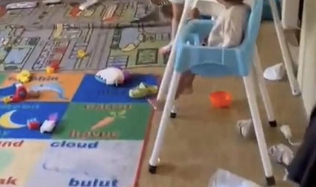 Sarıyer'de anaokulunda görüntüler şok etti