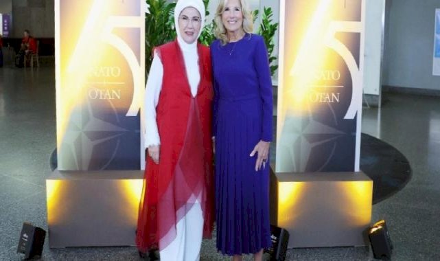 Emine Erdoğan, Jill Biden'ın ev sahipliğindeki resepsiyona katıldı