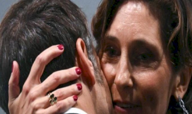 Emmanuel Macron ve Spor Fransa Bakanı Caster'in samimi anları