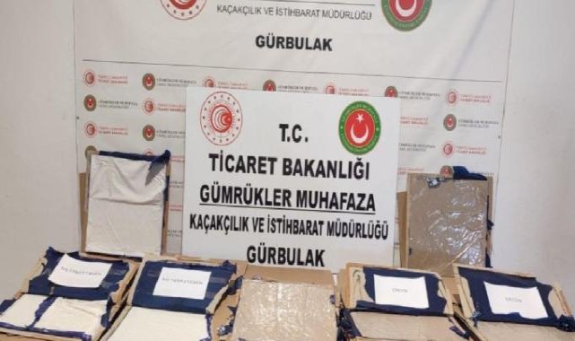 Gürbulak Gümrük Kapısı’nda 276 kilogram uyuşturucu ele geçirildi