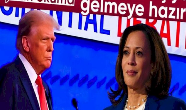 Harris, canlı yayında Trump ile karşılaşmaya hazır