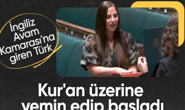 İngiltere'de Türk vekil Kur'an önünde yemin etti