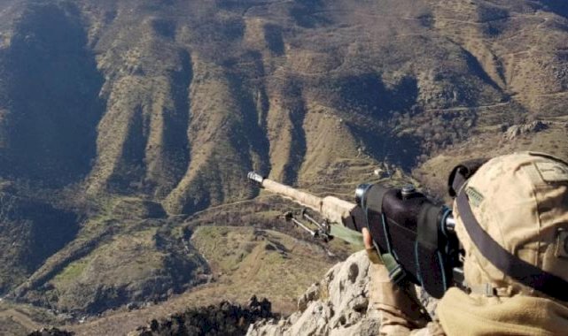 Irak ve Suriye'nin kuzeyinde 16 terörist etkisiz hale getirildi