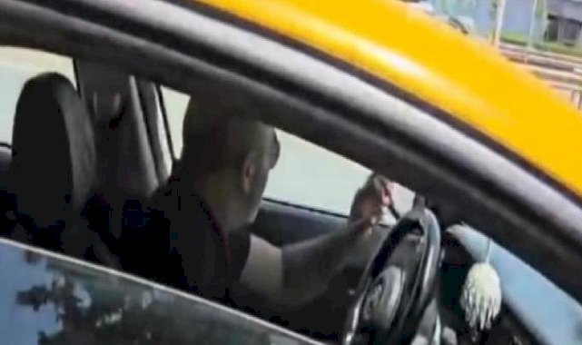İstanbul'da vatandaştan taksiciye 'yolcu seçiyorsun' tepkisi