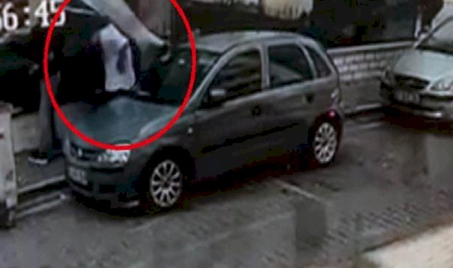 Mersin'de üzerine 500 litrelik su deposu düştü