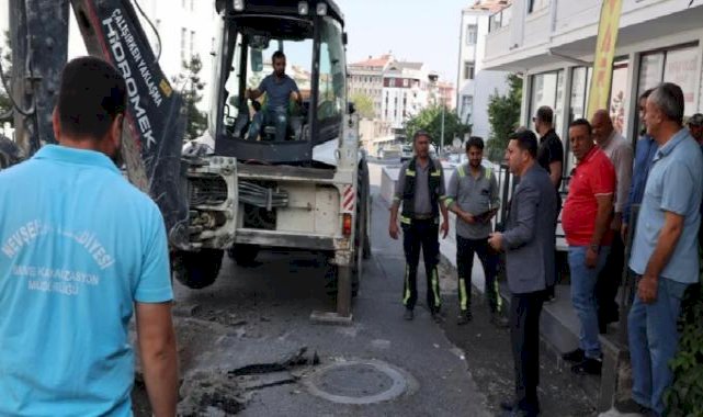 Nevşehir'de altyapı yenileme çalışmaları sürüyor