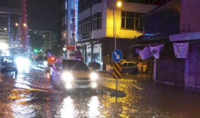 Samsun’da şiddetli sağanak su baskınlarına sebep oldu