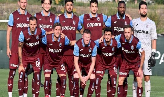 Trabzonspor, ilk hazırlık maçında Szeged Csanad'ı mağlup etti