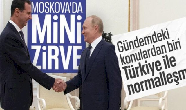 Vladimir Putin Moskova'da Beşar Esad ile bir araya geldi