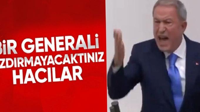 TBMM&#039;de Mavi Vatan gerginliği: Hulusi Akar çok sinirlendi