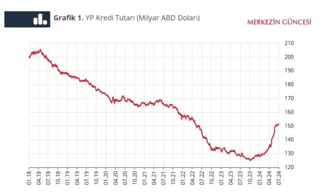TCMB: Yabancı para kredileri son dönemde artış eğiliminde