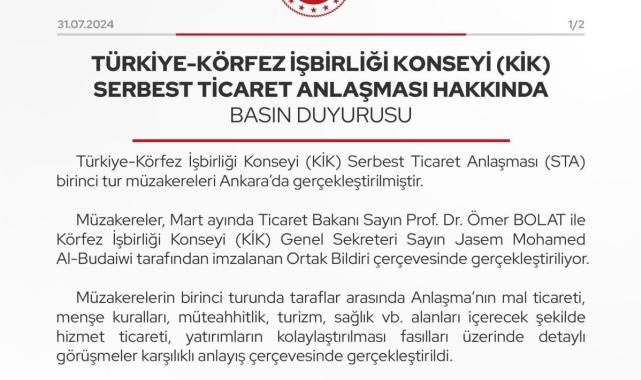 Türkiye-Körfez İşbirliği Konseyi ikinci kez toplanacak: Ticaret hacmi 2,4 trilyon dolar