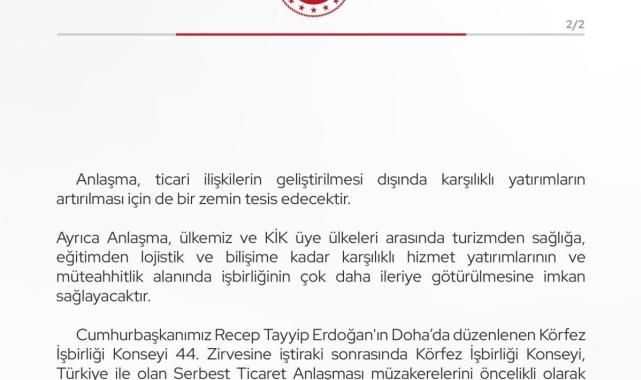 Türkiye-Körfez İşbirliği Konseyi ikinci kez toplanacak: Ticaret hacmi 2,4 trilyon dolar