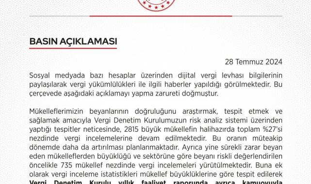 Vergi ödemeyen şirketlerle ilgili Hazine ve Maliye Bakanlığı'ndan açıklama