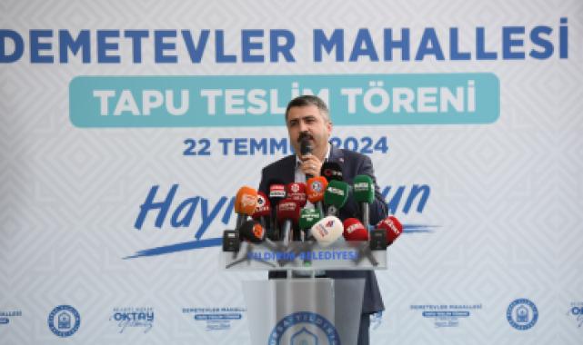 Yıldırım'da 16 yıllık imar sorunu çözüldü