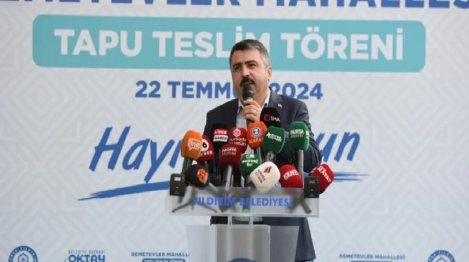 Yıldırım&#039;da 16 yıllık imar sorunu çözüldü