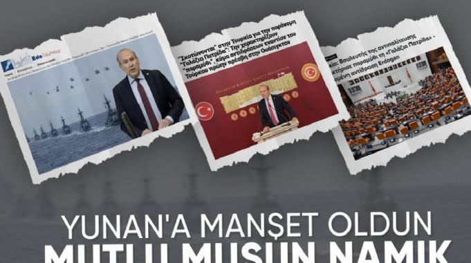 Yunan medyasından CHP&#039;li Namık Tan&#039;a övgü