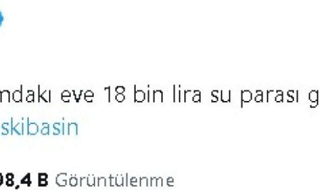 18 bin liralık su faturasına isyan eden Demet Akalın'a belediyeden yanıt