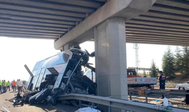 Ankara'da 9 kişinin öldüğü otobüs kazasına ilişkin ön rapor tamamlandı