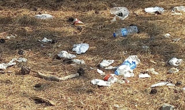 Antalya Phaselis, çöp yığınlarıyla doldu