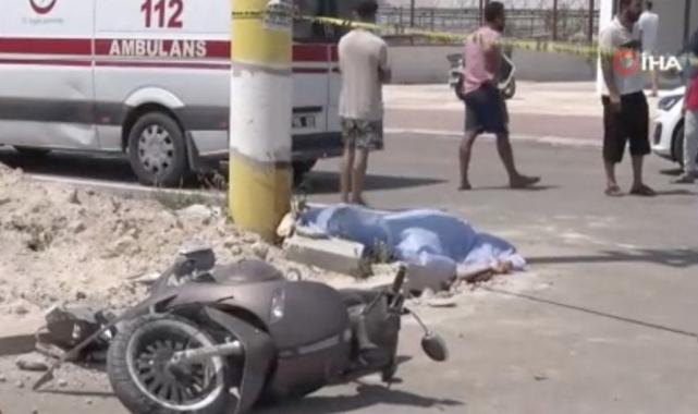Antalya'da oğlunu trafik kazasında kaybeden babanın son bakışı yürekleri sızlattı