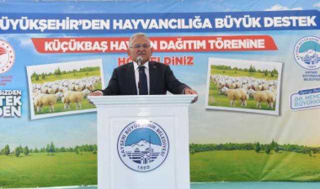 Başkan Büyükkılıç’tan 9 bin 788 besicinin su faturasına 16 milyon TL’lik destek