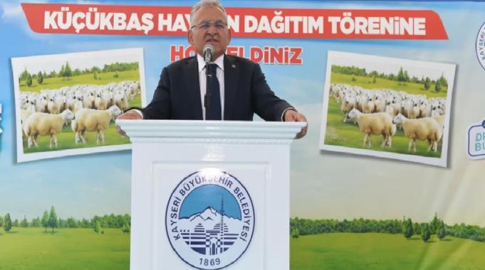 Başkan Büyükkılıç’tan 9 bin 788 besicinin su faturasına 16 milyon TL’lik destek