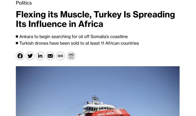 Bloomberg'den Türkiye makalesi: Afrika'da nüfuzunu artırıyor